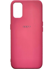 Чохол Silicone Case Oppo A54 (бордовий)