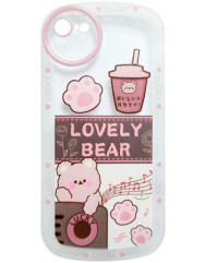 Case Lovely Bear for iPhone 7/8/SE (Transparent)