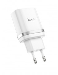 Мережевий зарядний пристрій Hoco C12Q Smart QC3.0 (білий)