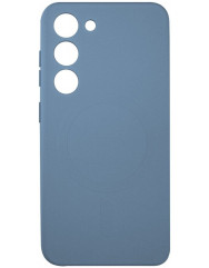 Чехол Silicone Case MagSafe Samsung S23 Plus (Blue)