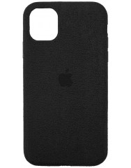 Чехол Alcantara Case iPhone 12 Pro Max (черный)