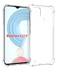 Чехол усиленный для Realme C21Y (прозрачный)