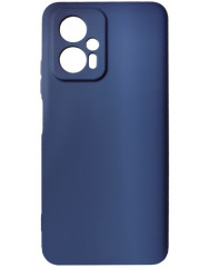 Чехол Silicone Case Poco X4 GT (темно-синий)
