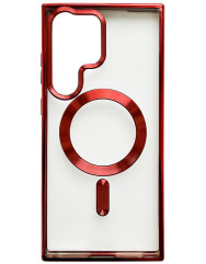 Case Chrome Magsafe Samsung S23 Ultra (Red)