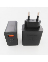 Мережевий зарядний пристрій Samsung S22 35W PD USB & USB-C (Black)