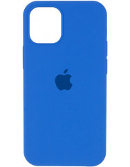 Чехол Silicone Case iPhone 12 Pro Max (синий)