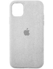 Чехол Alcantara Case iPhone 12 Pro Max (белый)
