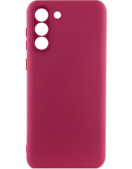 Чохол Silicone Case Samsung Galaxy S21 FE (бордовий)
