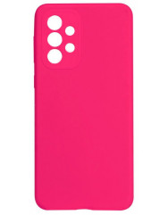 Чехол Silicone Case Samsung Galaxy A33 (ярко-розовый)