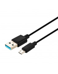 Кабель Celebrat CB-09m Security Micro USB (черный) 1м 