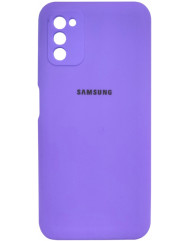 Чохол Silicone Case Samsung Galaxy A03s (лавандовий)