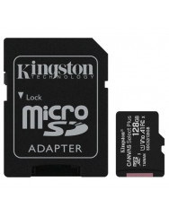Карта памяти Kingston micro SDXC UHS-I 100R A1 128gb (10cl) + адаптер