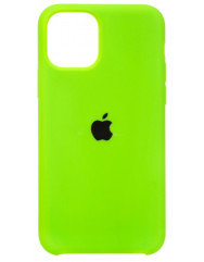 Чехол Silicone Case iPhone 11 Pro (зеленый неон)