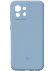 Чохол Silicone Case Xiaomi Mi 11 Lite (голубий лілак)