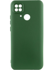 Чехол Silicone Case Xiaomi Redmi 10C (темно-зеленый)