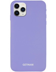Чехол cиликоновый Getman iPhone 11 Pro Max (сиреневый)