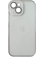 Glass Case  MagSafe  iPhone 15  (White)