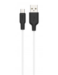 Кабель Hoco X21 Plus Micro USB (Черно-Белый) 1m
