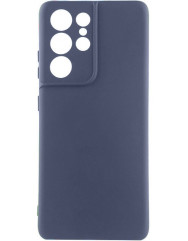 Чехол Silicone Case Samsung Galaxy S23 Ultra (темно-синий)