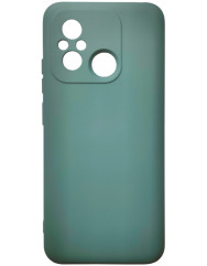 Чохол Silicone Case Xiaomi Redmi 12C (темно-зелений)