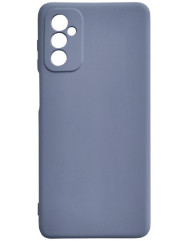 Чехол Silicone Case Samsung M52 (серо-синий)