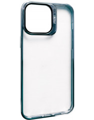 Case Clear Camera Stand iPhone 12/12 Pro  Blue
