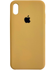 Чохол Silicone Case iPhone Xs Max (гірчичний)