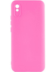 Чехол Silicone Case Xiaomi Redmi 9a (ярко розовый)