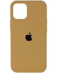 Чехол Silicone Case iPhone 12/12 Pro (золотой)