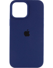 Чехол Silicone Case iPhone 14 Pro Max (Dark Blue)