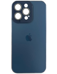 Glass Case  MagSafe  iPhone 15 Pro  (Sea Blue)