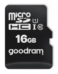 Карта пам'яті Goodram micro SDHC UHS-I 16gb (10cl) M1A0-0160R12