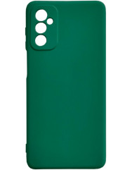 Чехол Silicone Case Samsung M52 (темно-зеленый)