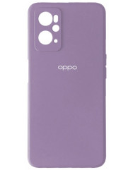 Чехол Silicone Case Oppo A76 (лавандовый)