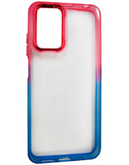 Чехол TPU+PC Fresh sip series Xiaomi Redmi Note 10 Pro / 10 Pro Max (Розовый / Синий)