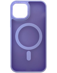 Чехол Stiff Cover Colorful Matte with MagSafe for iPhone 11 (Light Violet)