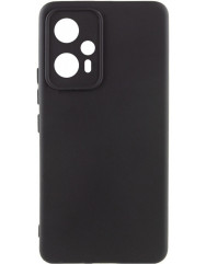Чехол Silicone Case Poco F5/Note 12 Turbo (черный)