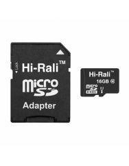Карта пам'яті Hi-Rali microSDHC 16gb (10cl) + adapter