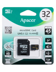 Карта памяти Apacer micro SD SDHC UHS-I 32gb (10cl) + adapter