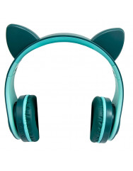 Накладні навушники Cats YW018 (бірюзовий)