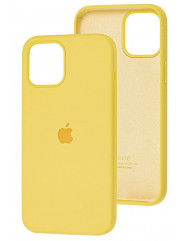 Чехол Silicone Case iPhone 11 Pro Max (желтый)