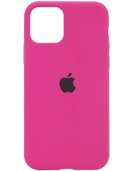Чехол Silicone Case iPhone 11 (малиновый)