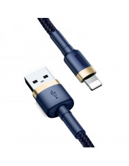 Кабель Baseus Cafule Cable for Lightning 2m CALKLF-CV3 (Blue-Gold)