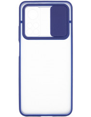Чехол Camshield TPU матовый Xiaomi Redmi Note 11 (синий)