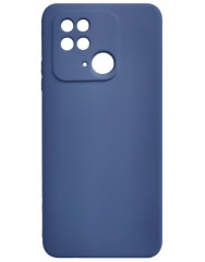 Чехол Silicone Case Xiaomi Redmi 10C (темно-синий)