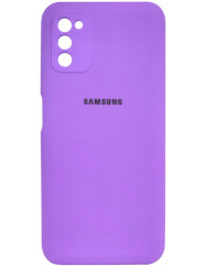 Чехол Silicone Case Samsung Galaxy A03s (пурпурный)