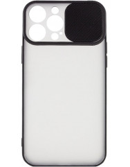 Чехол Camshield TPU матовый iPhone 13 Pro Max (черный)