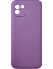 Чохол Silicone Case Samsung Galaxy A03 (лавандовий)
