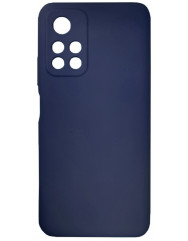 Чехол Silicone Case Poco M4 Pro 5G (темно-синий)