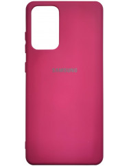 Чохол Silicone Case Samsung Galaxy A52 (бордовий)